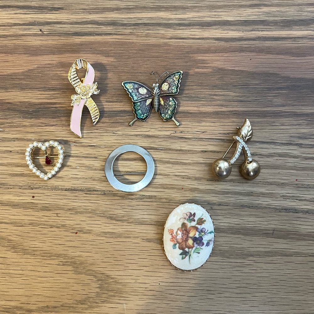 Women’s brooches/ pins bundle